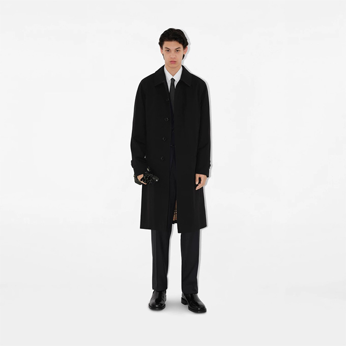 burberry camden heritage long lightweight gabardine car coat